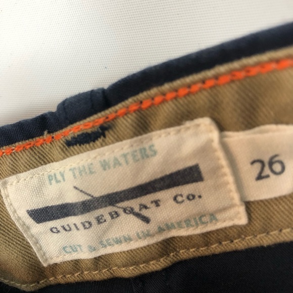 Guideboat Navy medium weight cotton jogger pant 26 - Picture 3 of 8